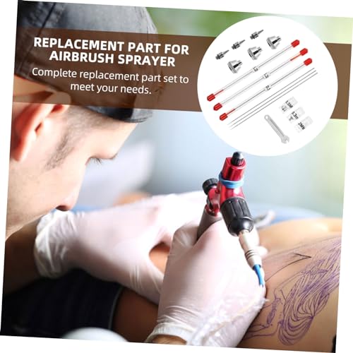 Kit complet de réparation d'aérographe pour éliminer les fuites et buses cassées de peinture - 6
