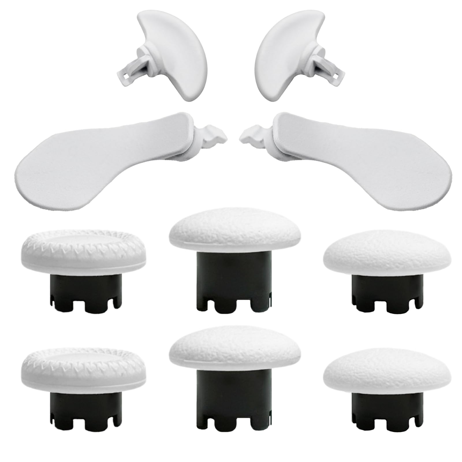 10 in 1 Back Paddles Replacement for PS5 Dualsense Edge Controller(White)