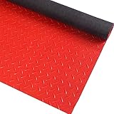 Tapis de protection robuste : fabriqué à partir de PVC durable de 1,2 mm d'épaisseur, ce tapis de sol est conçu pour résister à la circulation des pieds et des véhicules. Il protège efficacement vos sols contre les chocs, les éraflures, les éraflures et les déversements, assurant une protection durable et un entretien facile pour les espaces résidentiels et commerciaux.