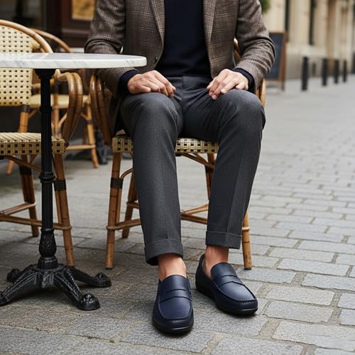 Image of Marc Joseph New York Men's Casual Hands Free Slip on Penny Loafers
