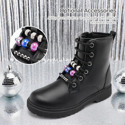 Stelle Kids Boots Toddler Girl Boots DIY Combat Ankle Boots Side Zipper4