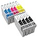 Produktbild ESMONLINE 10 Set Multipack kompatible Druckerpatronen als Ersatz für Epson T1285 für Epson Stylus Office BX-305 S-22 SX-125 SX-130 SX-230 SX-235 SX-420 SX-425 SX-430 SX-435 SX-438 SX-440 SX-445