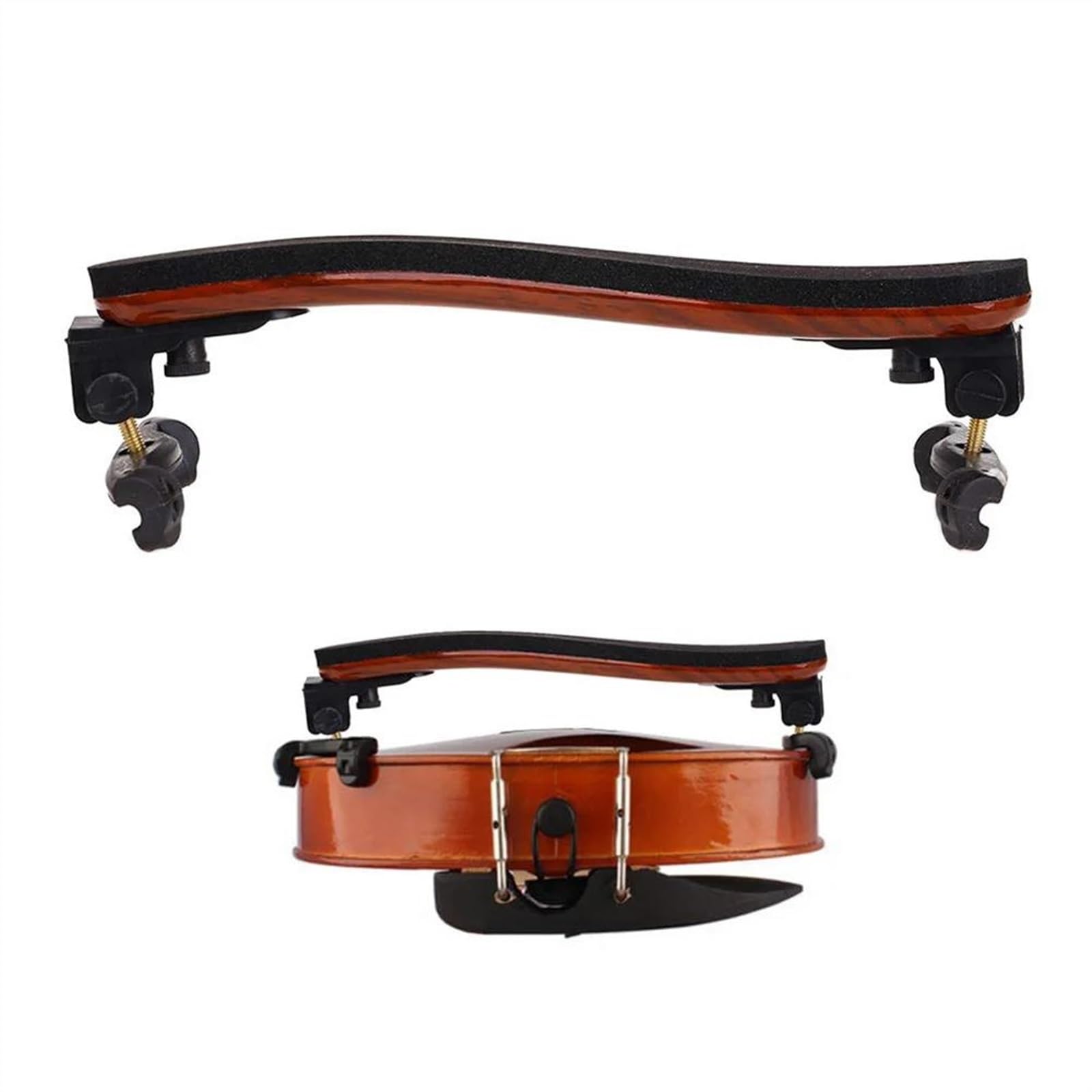 Hombrera para violín Nueva Almohadilla Para Violín Almohadilla Para Violín De Arce Ajustable De Tamaño Completo Profesional 3/4-4/4 Accesorios Para Violín