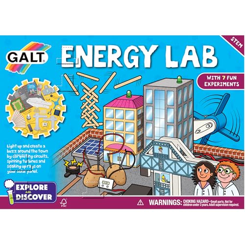 Galt Energy Lab - Explore & Discover Kids Science Kit, 7 Fun Experiments for Children, Physics Experiment Activity Set - National Curriculum Compatible STEM Toys - Gifts for Boys & Girls Ages 8 + - Image 6