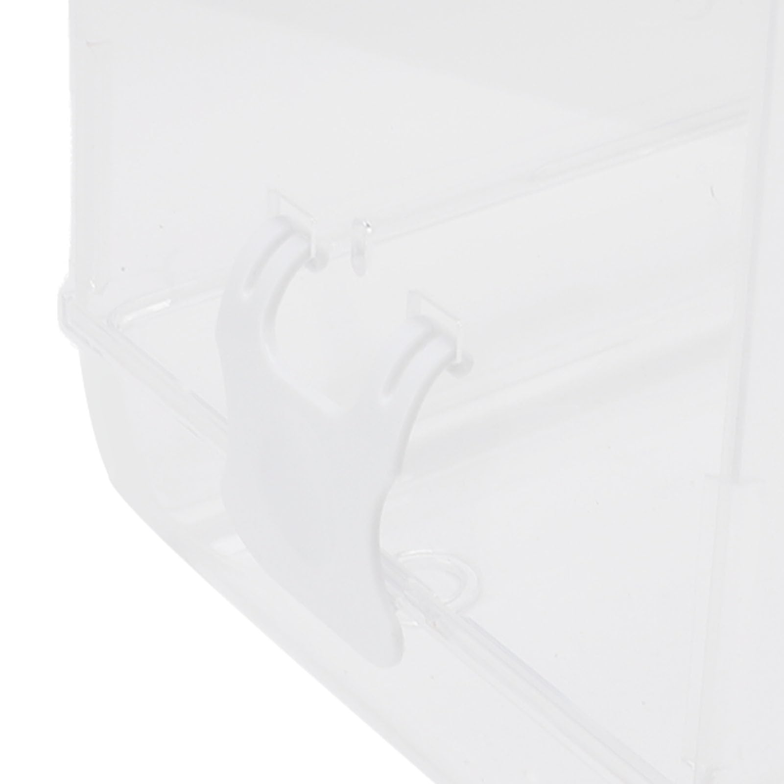 Elegante Vasca da Bagno per Uccelli in Acrilico Portatile per Gabbia, Design Spazioso, Facile da Pulire, Area Giochi per Pappagalli e Pappagalli