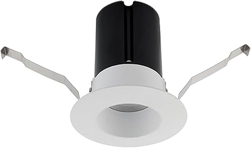 Miniatura 3 de WAC Lighting Ion - Luz LED empotrable redonda de 2 pulgadas con kit de marco de nueva construcción, 3000 K, blanco cálido, 9 W, 725 lúmenes,