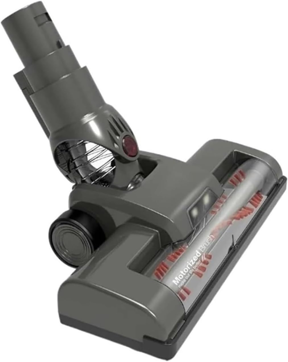 Full Size LED Motorized Brush Head Compatible for INSE N6/N6S Cordless Vacuum Cleaner. LED Motorized Head Brush，Hard Floor Brush Head,Vacuum Spare Parts Vacuum Cleaner Parts(Red for N6)