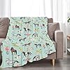 Horse Throw Blanket Super Soft Warm Floral Horse Blanket for Girls Kids, Cozy Plush Fleece Farm Stuffed Animal Horse Gifts Bedding Blanket for Women Bed Couch Sofa 40"x50" #3
