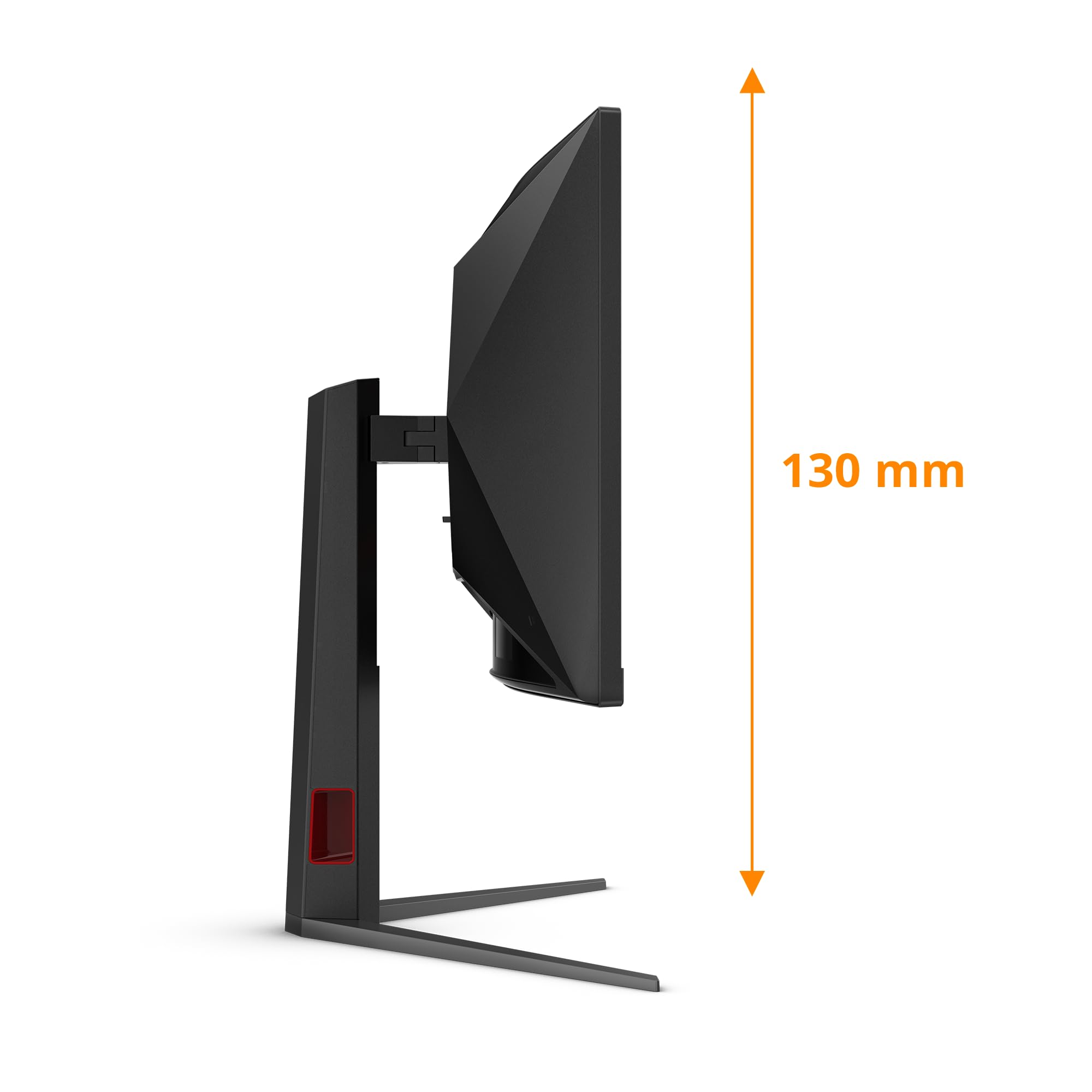 AOC Gaming Monitor CU34G4Z 34 pollici Curvo 3440x1440, UW-QHD, 240Hz, Fast VA Panel, 1ms GtG, USB Hub Height Adjustment, (HDMI2x 2.1 DP 1x 1.4) HDR400, FreeSync Premium, Nero