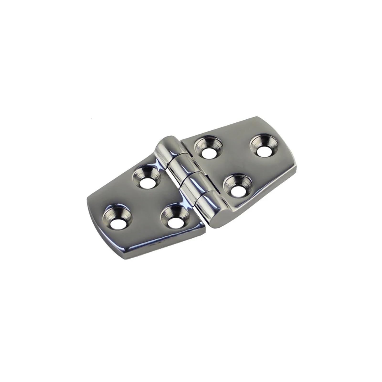 Axylqjvznc 38X76mm 2Pcs 316 Stainless Steel Cast Strap Hinges – 6-Hole Marine Door With Mirror Polish (76Mm / 102Mm)