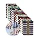 Produktbild Gobesty Glitter Nail Stickers Selbstklebend, 14 Blatt Nail Art Stickers Tattoos Nagelabziehbilder DIY Nageldesigns Nageldekorationen