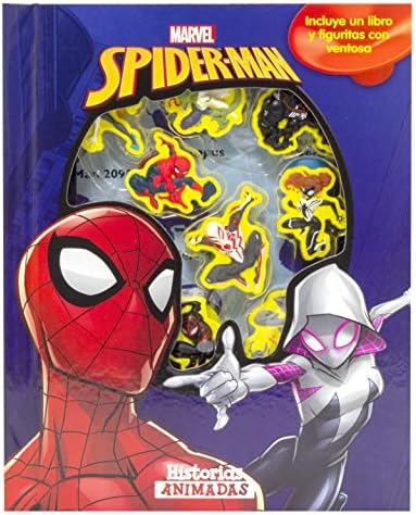 Spider-Man. Historias animadas: Incluye un libro y figuritas con ventosa