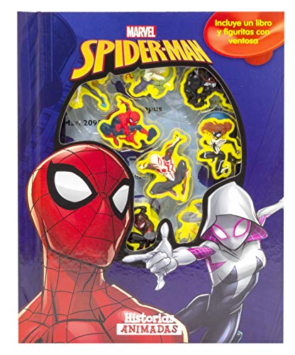 Spider-Man. Historias animadas: Incluye un libro y figuritas con ventosa