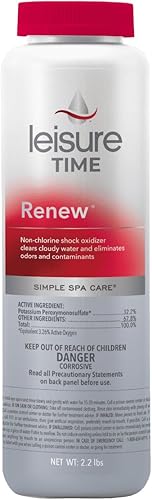 Leisure Time oxidante sin cloro, Paquete de 10, Plateado