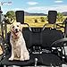 StarknightMT UTV Pioneer Seat Cover Bench Cover Compatible with Pioneer 700 700-4 2014-2025, Anti-UV Waterproof, Anti-Scratch, 1680D Fabric, Upgrade Wider Straps Durable (Black)