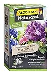 ALGOFLASH NATURASOL Engrais Hortensias, Rhododendrons et Azalées, Longue durée 5 mois, Jusqu'à 20 m², UAB, 800 g, ABIOHOR800