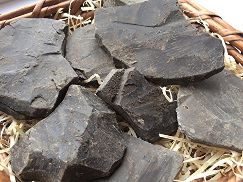 Black Edible Clay Chunks (lump) Natural for Eating (Food), 4 oz (110 g)