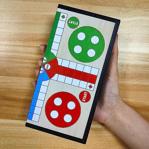 Mini Juego de Mesa Magnético Ludo para Viaje Kidami miniatura 3