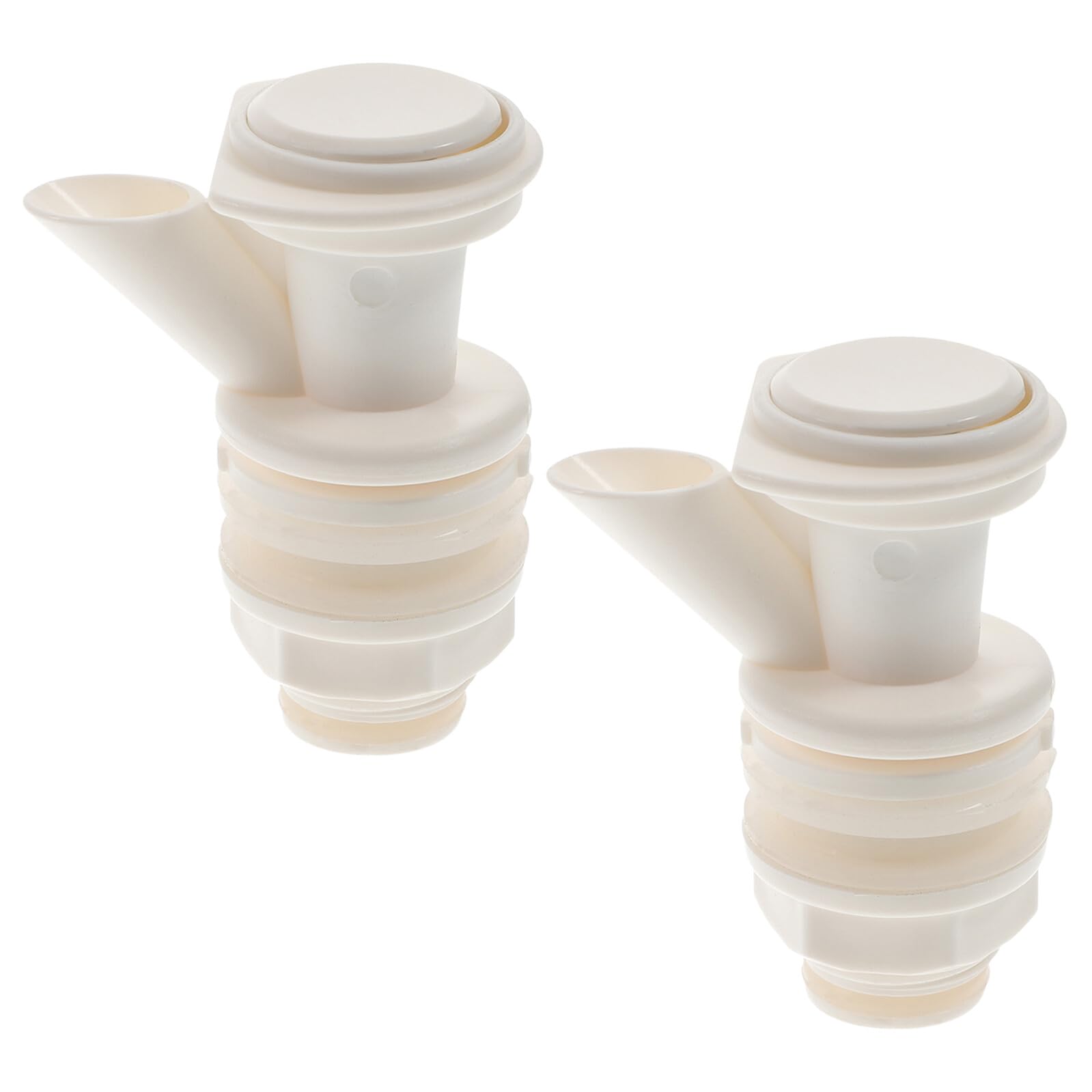 2 Pezzi Rubinetto per Distributore di Bevande in Pp Bianco Leggero Compatto per Dispenser di Acqua Potabile per Eventi All'aperto e Feste