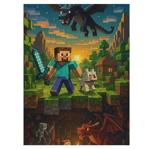 マインクラフト 木製ジグソーパズル 200ピース アニメパズル インテリア用 コレクション 趣味時間 大人 子供向け 誕生日ギフト 壁飾り 初心者にも マインクラフト 木製ジグソーパズル 200ピース アニメパズル インテリア用 コレクション 趣味時間 大人 子供向け 誕生日ギフト 壁飾り 初心者にも