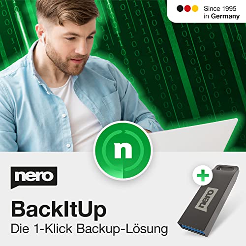 Datensicherung Programm auf USB Stick für Windows – Automatisches/manuelles Backup, Cloud, Sicherung auf externe Festplatte, DVD, Datenrettung, Recovery | Unlimitierte Lizenz | 1 PC | Win 11/10/8 7