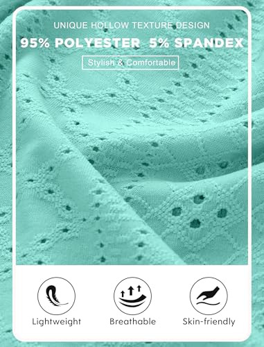 Vssjavun Mens Short Sleeve Button Down Shirts Casual Hollow Out Summer Beach Shirt