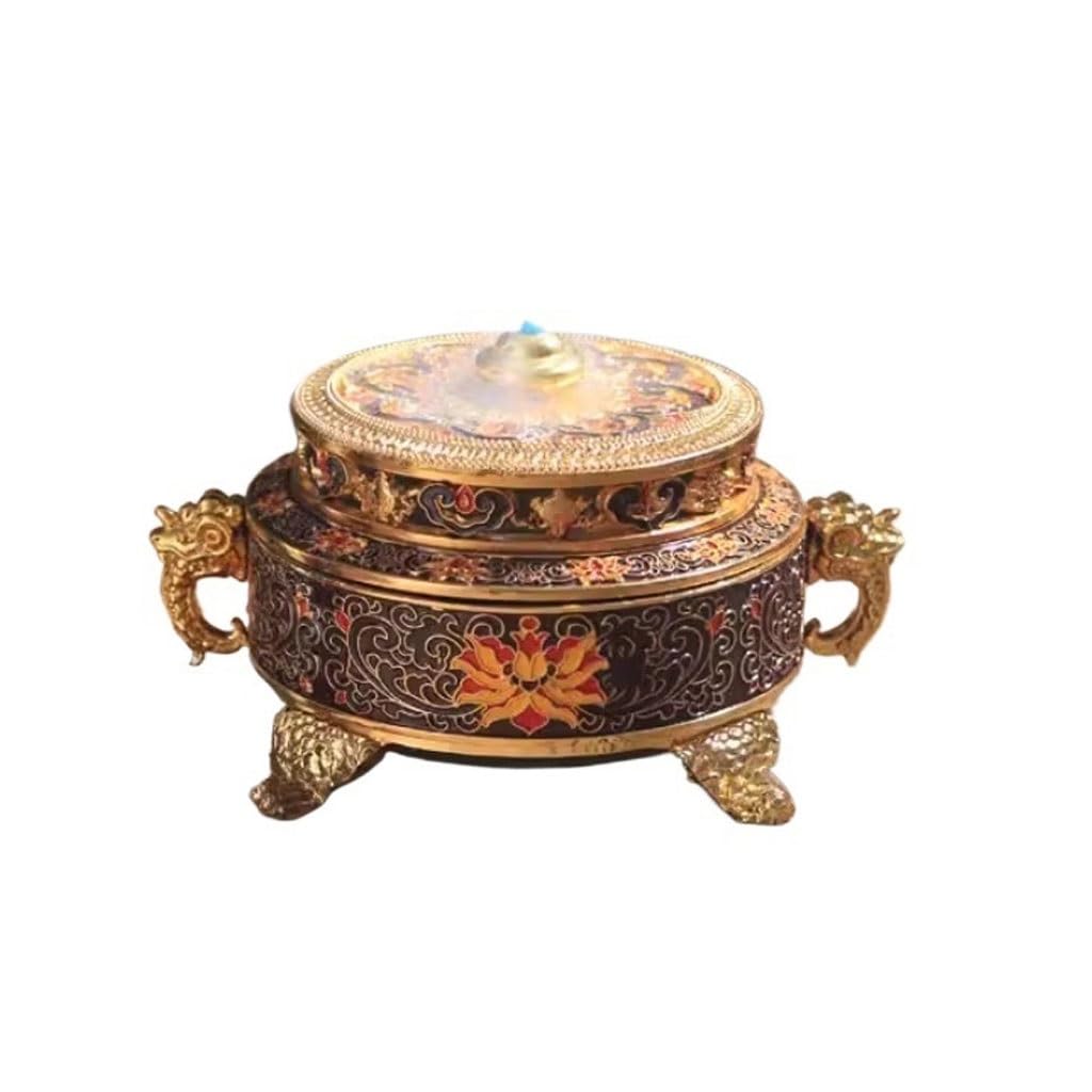 Incense Holder Base Creative Art Metal Aromatherapy Burner Home Indoor Incense Agarwood Ornaments