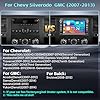 Car Stereo Radio for Chevy Silverado 2007-2013 Tahoe GMC Sierra Yukon Radio Android 13 Carplay Android Auto Bluetooth GPS Navigation Touch Screen Head Unit with Backup Camera