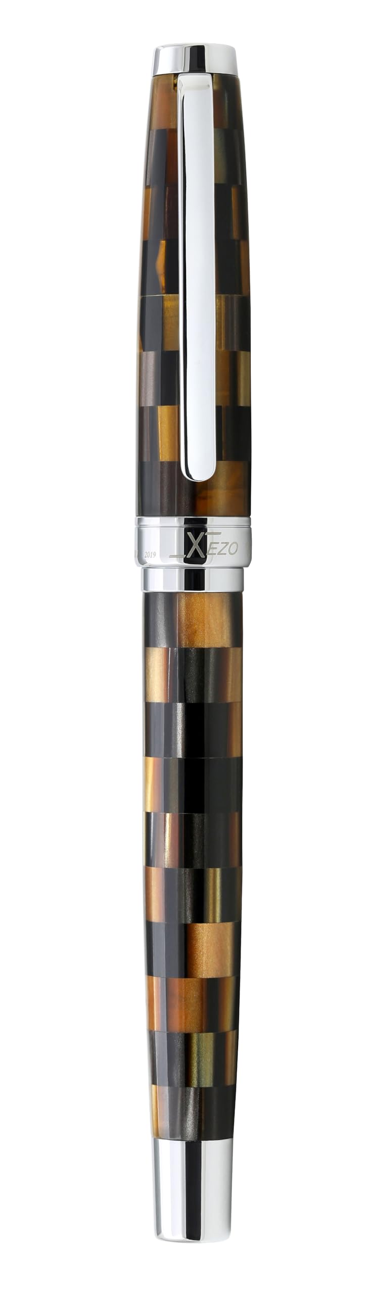 Xezo Urbanite Brown Füllfederhalter im Retro-Stil, fein (Urbanite Brown F)