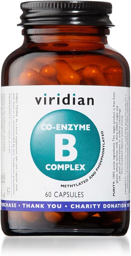 Viridian Co-Enzyme B Complex – 60 Capsules