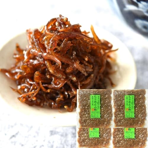 無添加 国産 ちりめん 佃煮 山椒 (120g×4袋) 佃煮 老舗の味 ご飯のお供