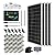 Renogy 400 Watts 12 Volts Monocrystalline Solar RV Kit Off-Grid Kit with Adventurer 30A PWM LCD Charge Controller+ Mounting Brackets+ Male and Female Connectors+Solar Cables+Cable Entry housing