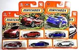 Matchbox - 5 Pack - Electric Cars - Audi E-Tron - Honda E - Tesla X - V W EV 4 - Mustang Mach-E - Mi