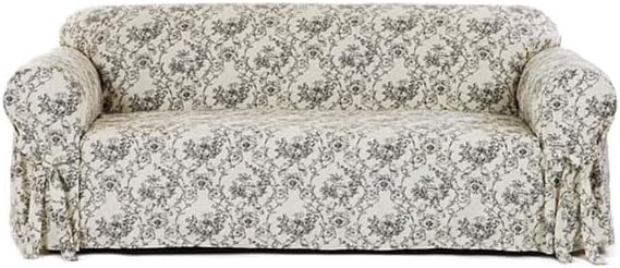 Classic Slipcovers Toile Print Sofa Slipcover
