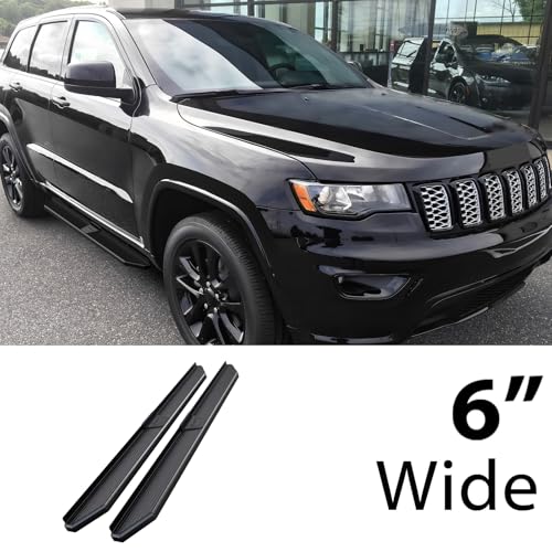 Estribos HD Ridez Flat Style 6" Negro para Jeep Grand Cherokee miniatura 2