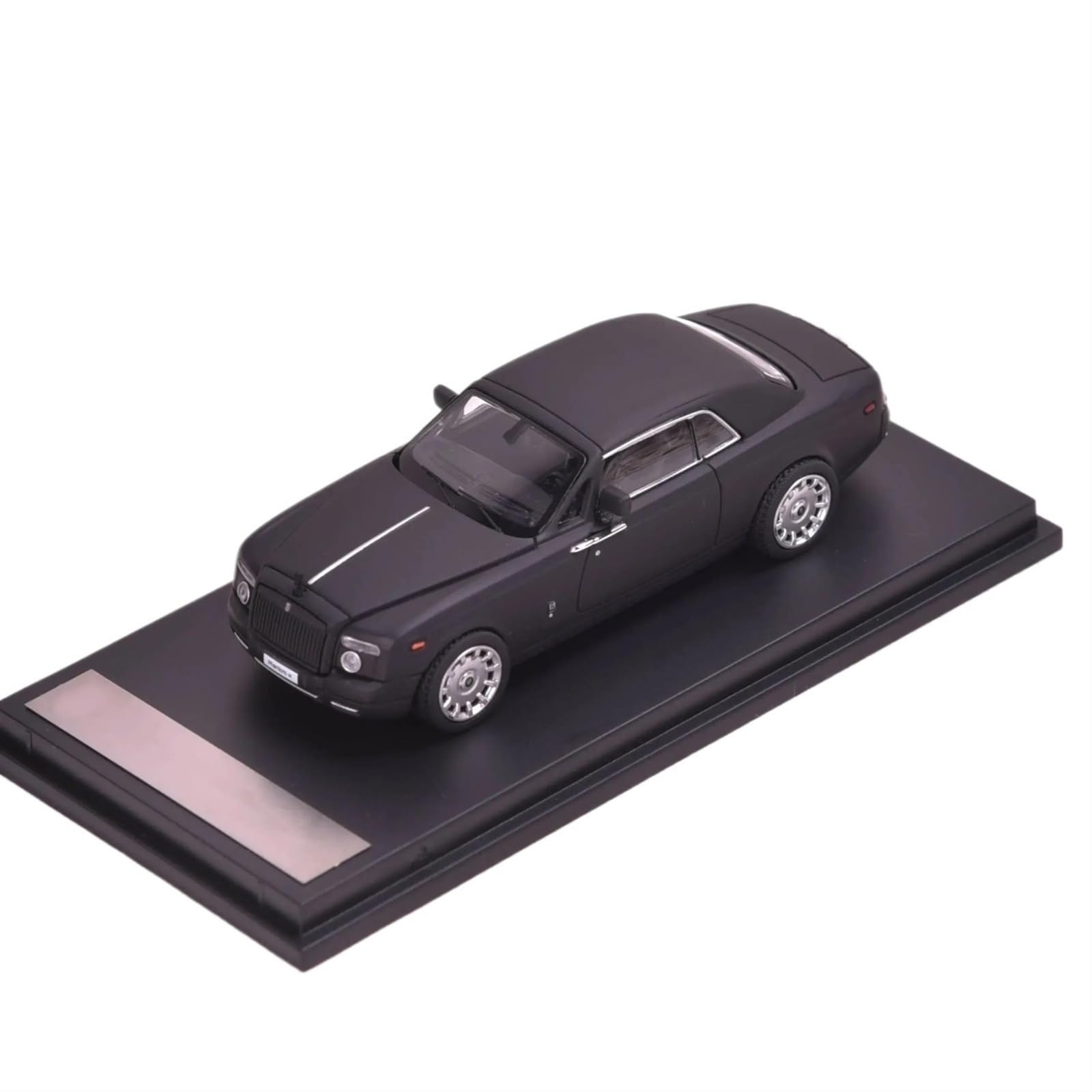 RSFIL Scale Model Vehicles 1:64 For Rolls-Royce Phantom Coupe Diecast Model Car, Metal Miniature Vehicle, Finished Vehicle Black