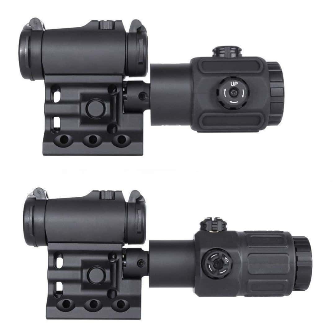 Tactical Optics 20225B 2.25 Pollici Lente d'ingrandimento Combinazione Stand Mirino Mirino Vista