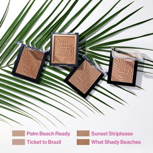 Wet n Wild - Color Icon Bronzer - Polvo Bronceador de Larga Duración - Tono Bronceado Natural en el Rostro, en Cuello y Pecho - Fórmula Enriquecida con Gel - Vegano - Palm Beach Ready - 1 Unidad - imagen 10