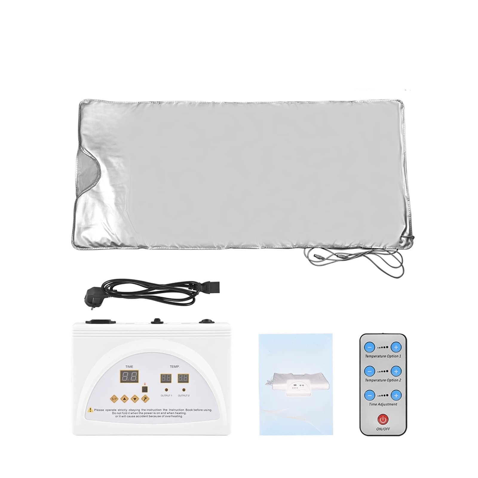 Sauna-Set Saunadecke zur Fettverbrennung mit Infrarotheizung for Abnehmen for Zuhause, Spa, for Abnehmen, Saunadecke, professionelle Fitness-Detox-Therapiedecke Dampfbad-Saunaofen ( Color : Orange , S