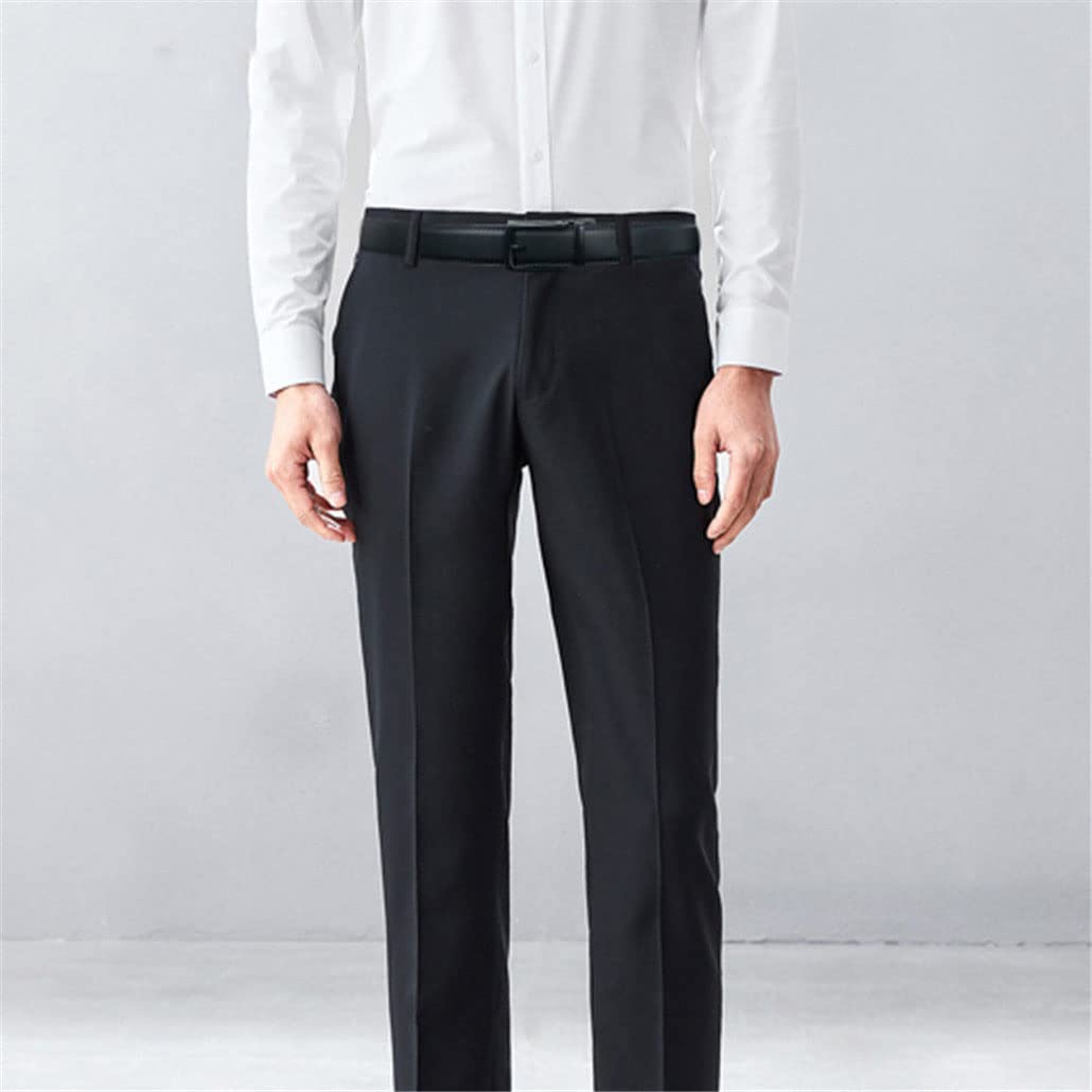 Cinturones para hombre, hebilla automática, correa de cuero de lujo para hombre, cinturón de vestir casual, Plateado-negro, 110