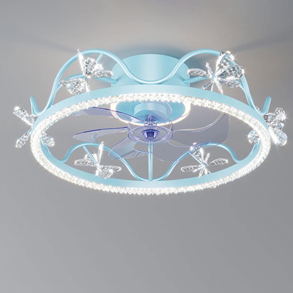 Mini plafonniers ventilateur éclairage pour déco chambre de fille