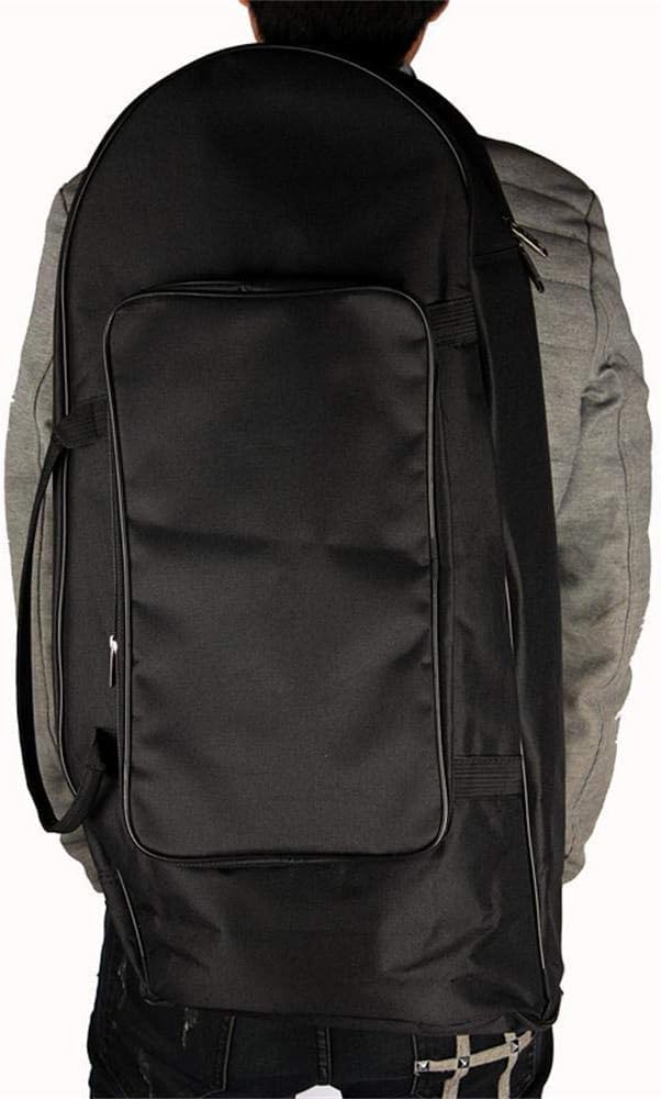 Borsa per Corno baritono Custodia Morbida per baritono con Imbottitura in Tessuto Oxford Borsa a Tracolla Doppia Borsa per Strumenti Musicali