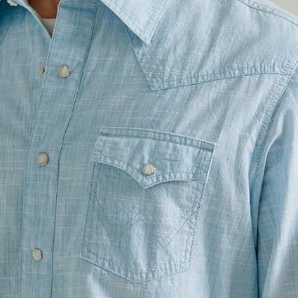 Chemises homme Wrangler bleu Taille XL