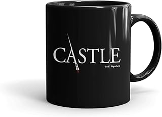ABC Castle Logo Black Mug