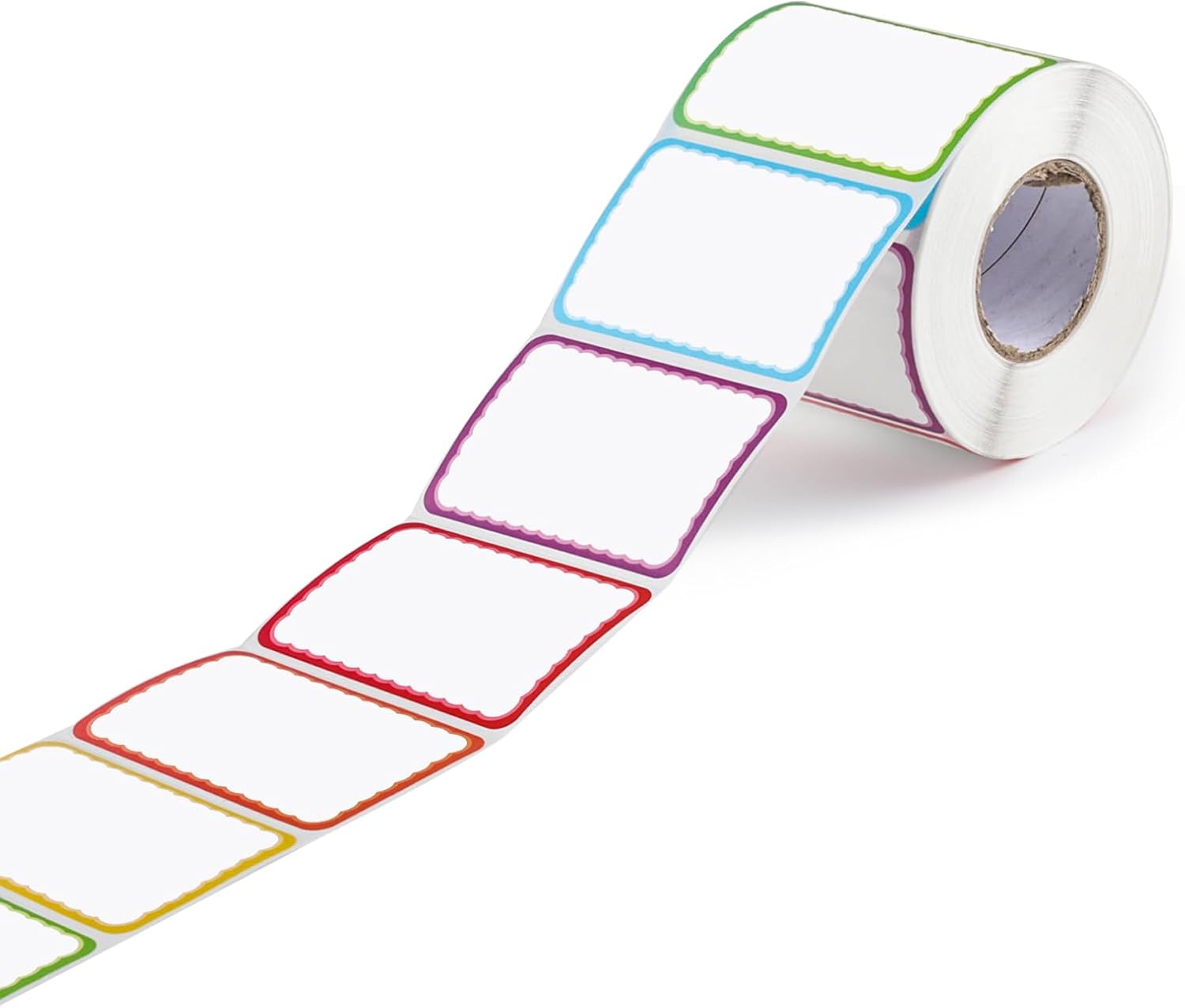 600 Name Tag Stickers, 3 x 2 in, Self-Adhesive, 6 Patel Colors thumbnail