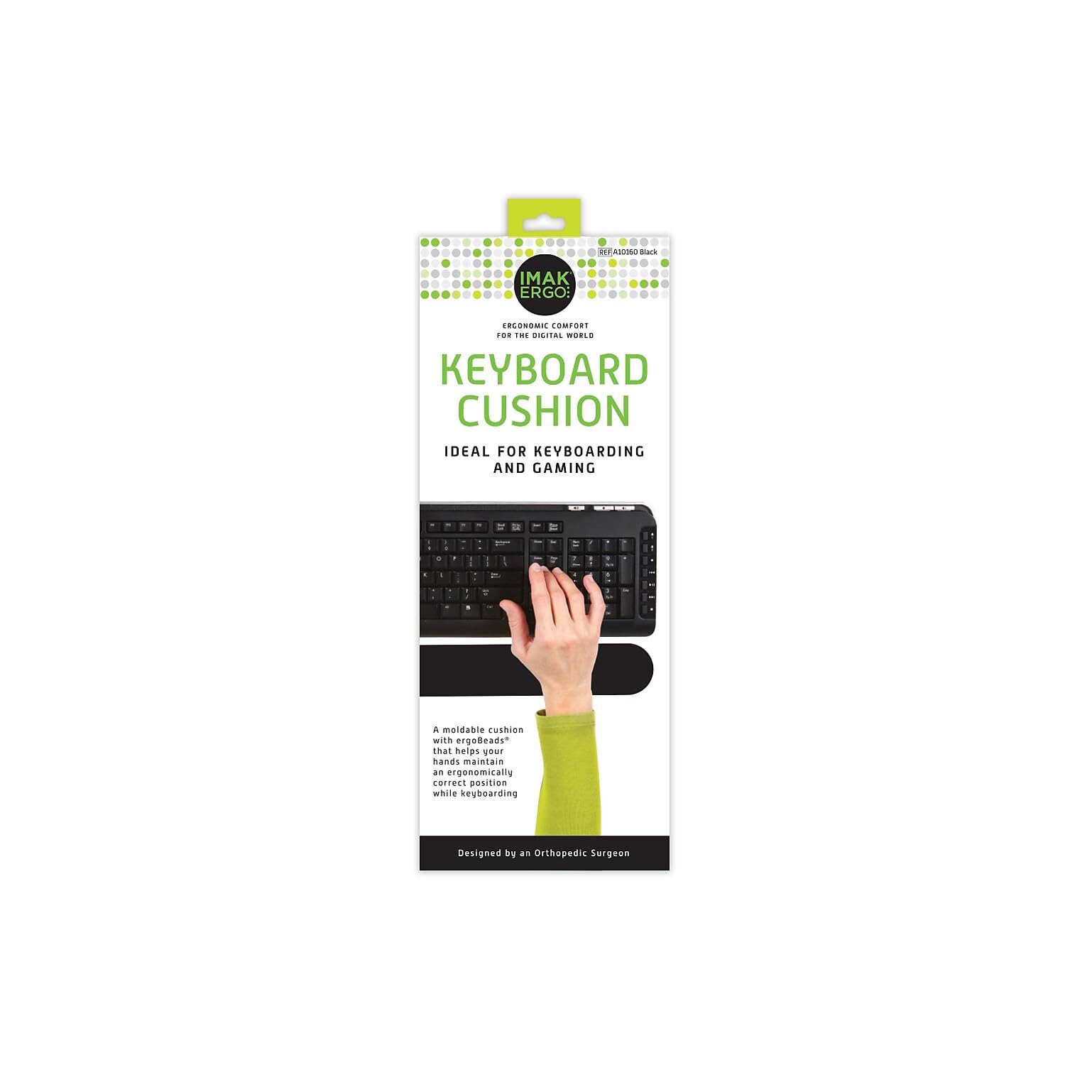 IMAK A10165 Wrist Cushion - Black (D132) (IMAA10165) - Imported Products From USA