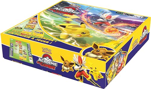 Pokémon Jeu de Cartes à Collectionner Académie de Combat du JCC Pokémon Pyrobut V Pikachu V et Évoli V - vue 3