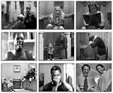 9 Pcs Funny Bathroom Wall Art Vintage Dumb and Dumber Comedy Movies Paintings Prints Posters Black and White Funny Humor Smell Canvas Wall Decor for Toilet Restroom Home Decor 8x10inch Unframed