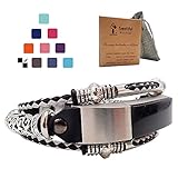 Smatiful Ulta Bands with Box Kit for Ladies, Adjustable Accessory Sport Watch Strap for Fitbit Alta HR Fitness Trackers, Black and White