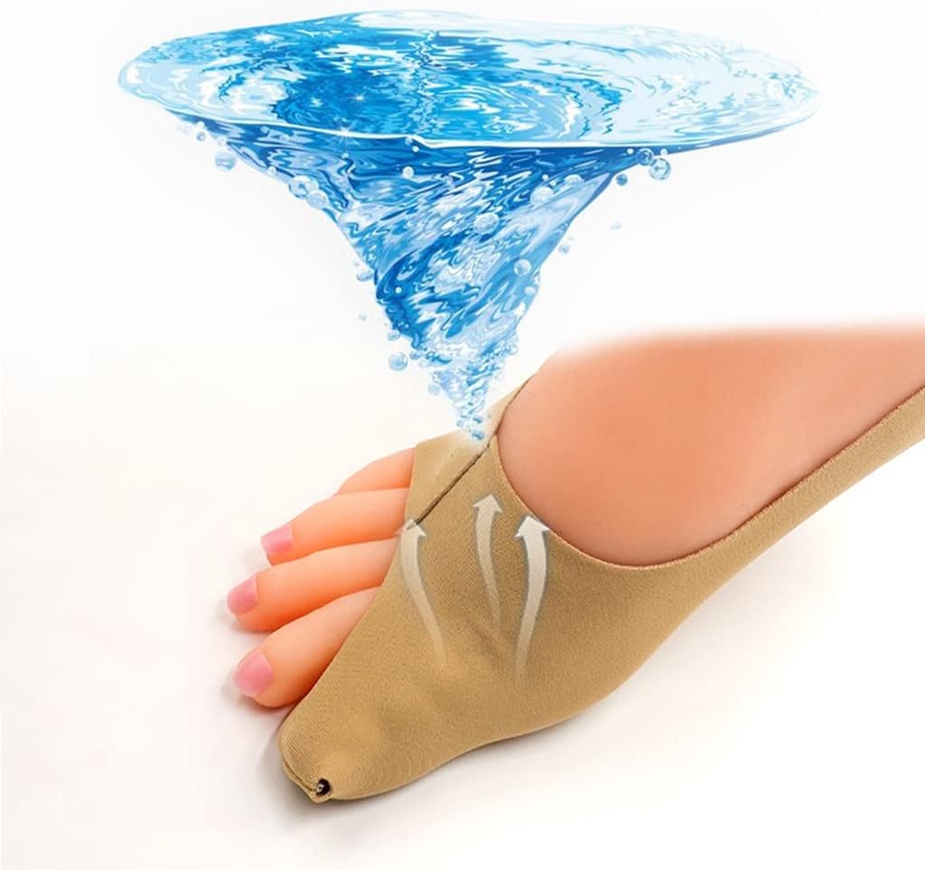 DEAVER Bunion Straightener Relief Sleeve W/Gel Bunion Stretchy Pads Cushioned Splint, Orthopedic Hallux Valgus Overlapping Corrector Guard Hammer Toe Pain